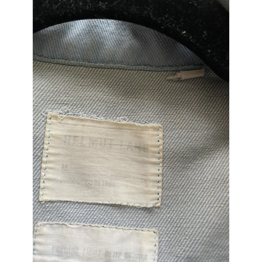 Helmut Lang Vintage 90s Archive Denim Jacket Light Wash Made in Italy Size 38 - Picture 2 of 4